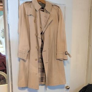 Men's Beige Trench Coat